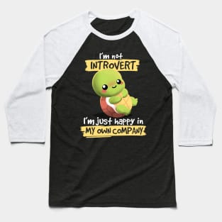 Introvert turtle Baseball T-Shirt
